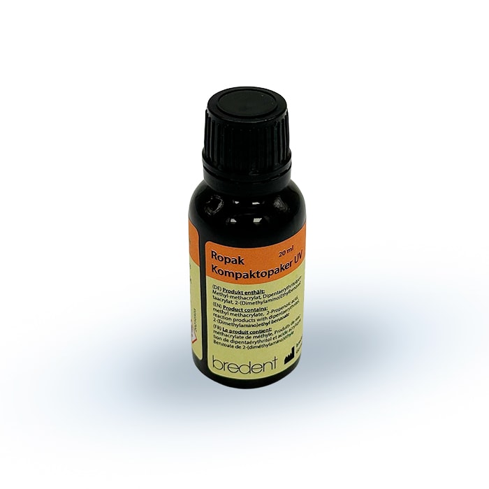 ROPAK UV COMPACTO COLOR ROSA OPACO BOTELLA 20 ML - BREDENT1