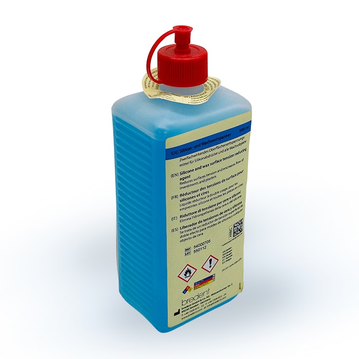 LIBERADOR DE TENSIONES DE CERA Y SILICONA BOTELLA 500 CC - BREDENT1