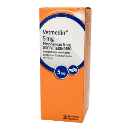 VETMEDIN 5mg (PIMOBENDAN) 50 comprimidos1