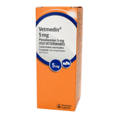 VETMEDIN 5mg (PIMOBENDAN) 50 comprimidos