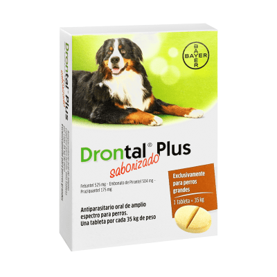 DRONTAL PLUS SABORIZADO PARA PERROS GRANDES