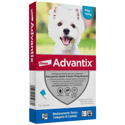 ADVANTIX PIPETA PERRO 4 - 10 KG