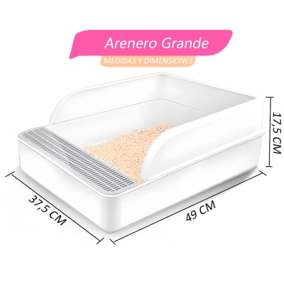 BAÑO ARENERO SEMICERRADO