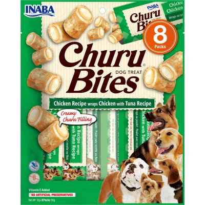 CHURU BITES PARA PERRO POLLO CON ATUN