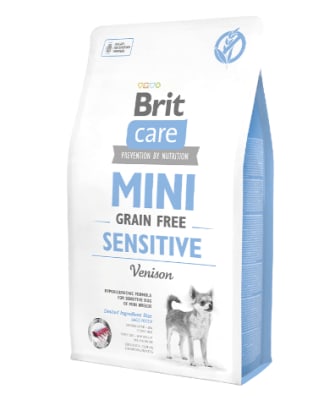 BRIT CARE MINI GRAIN FREE SENSITIVE VENISON PERRO 2 KG