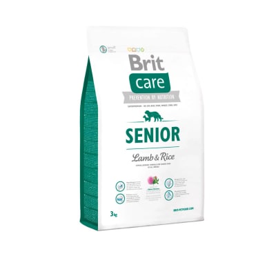 BRIT CARE SENIOR - LAMB & RICE 3 KG