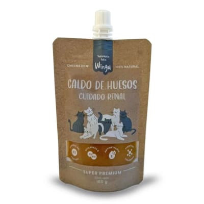 WINGA CALDO DE HUESOS PARA GATO CUIDADO RENAL