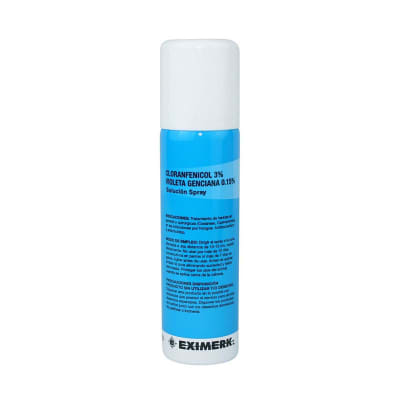 CLORANFENICOL 3% + VIOLETA GENCIANA SPRAY