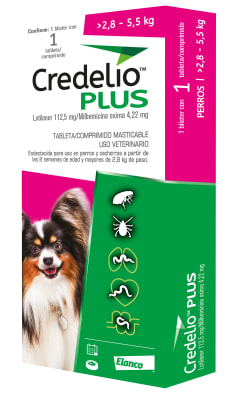 CREDELIO PLUS 2.8-5.5 KG 1 COMPRIMIDO