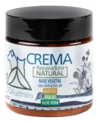 CREMA ECOAUSTRALIS REPARADORA CICATRIZANTE MATICO, BOLDO, ALOE