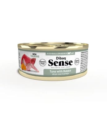 DIBAQ SENSE LATA ATUN CON CONEJO PARA GATOS