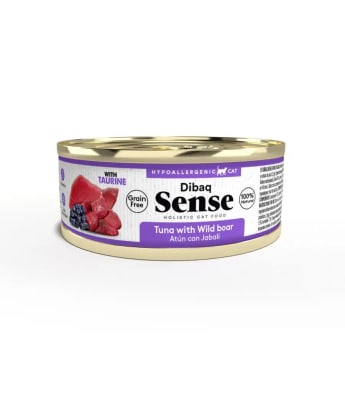 DIBAQ SENSE LATA ATUN CON JABALI PARA GATOS