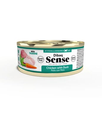 DIBAQ SENSE LATA POLLO CON PATO PARA GATOS