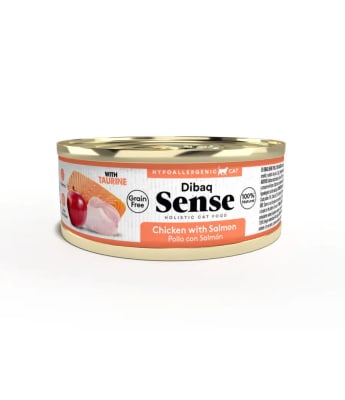 DIBAQ SENSE LATA POLLO SALMON PARA GATOS