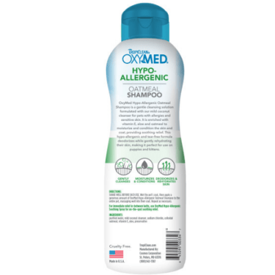 SHAMPOO AVENA HIPOALERGÉNICO OXYMED