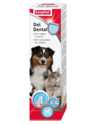 GEL DENTAL BEAPHAR PARA PERROS Y GATOS