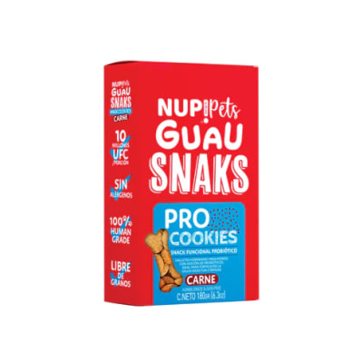 GUAU SNACKS PROCOOKIES CARNE