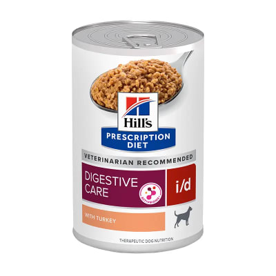 HILLS I/D CANINO LATA PAVO 370g