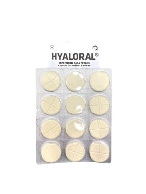 HYALORAL RAZAS GRANDES Y GIGANTES BLISTER 12 COMPRIMIDOS