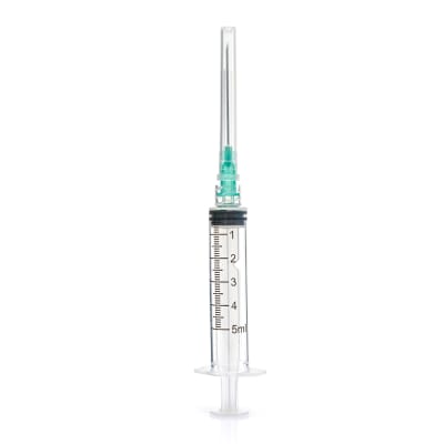 JERINGA 5 ml PUNTA ATORNILLADA