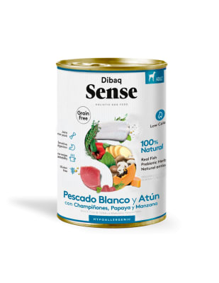 DIBAQ SENSE MERLUZA Y ATUN LATA PERRO