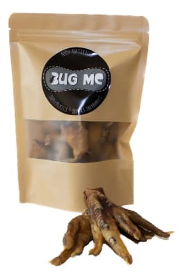BUGME PATAS DE POLLO DESHIDRATADAS