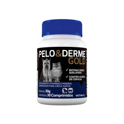 PELO & DERME GOLD 30 TABLETAS (VENCE 28/10/26)