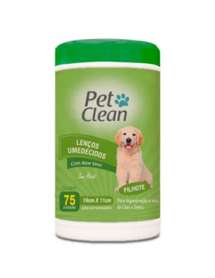TOALLITAS HUMEDAS CON ALOE VERA PARA PERROS