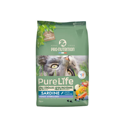 PURE LIFE ADULT ESTERILIZADO WITH SARDINE 2 KG