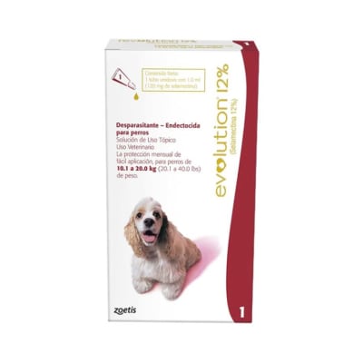 REVOLUTION 12% PERRO PIPETA 10.1 - 20 KG