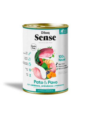 DIBAQ SENSE PATO Y PAVO LATA PERRO