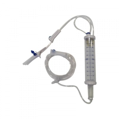 BAJADA DE SUERO MICROGOTEO CON BURETA 100 ml