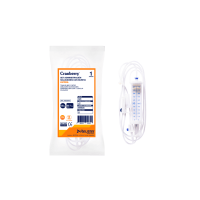 BAJADA DE SUERO MICROGOTEO CON BURETA 100 ml