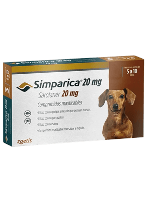 SIMPARICA 1 COMPRIMIDO PERROS 5.1 - 10 KG