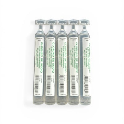 SUERO FISIOLOGICO 5 AMPOLLAS x 20 ml