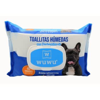 TOALLAS HUMEDAS DE CLORHEXIDINA WUWU