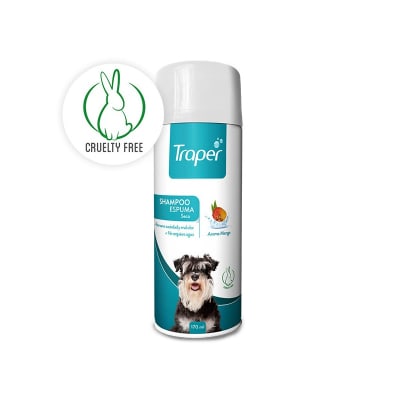 SHAMPOO ESPUMA SECA TRAPER PARA PERROS