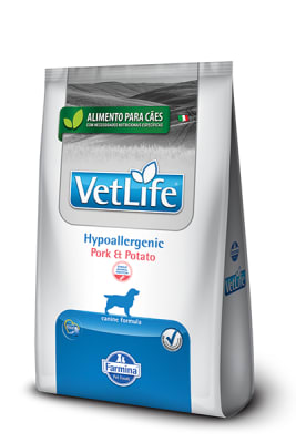 VETLIFE CANINO HIPOALERGENICO CERDO Y PAPA 2 KG