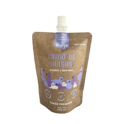 WINGA CALDO DE HUESOS PARA PERRO