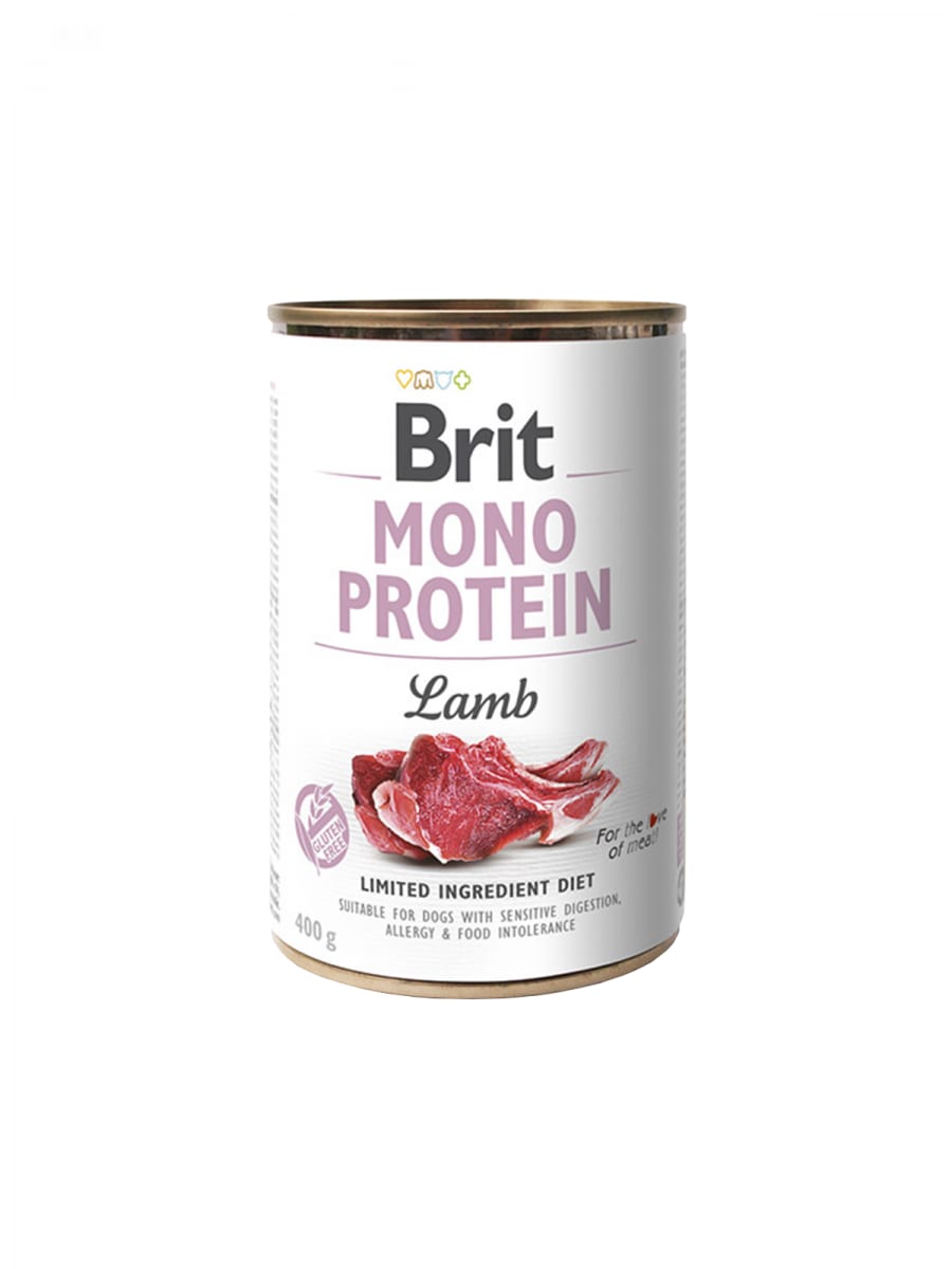 BRIT MONO PROTEIN CORDERO LATA PERRO1