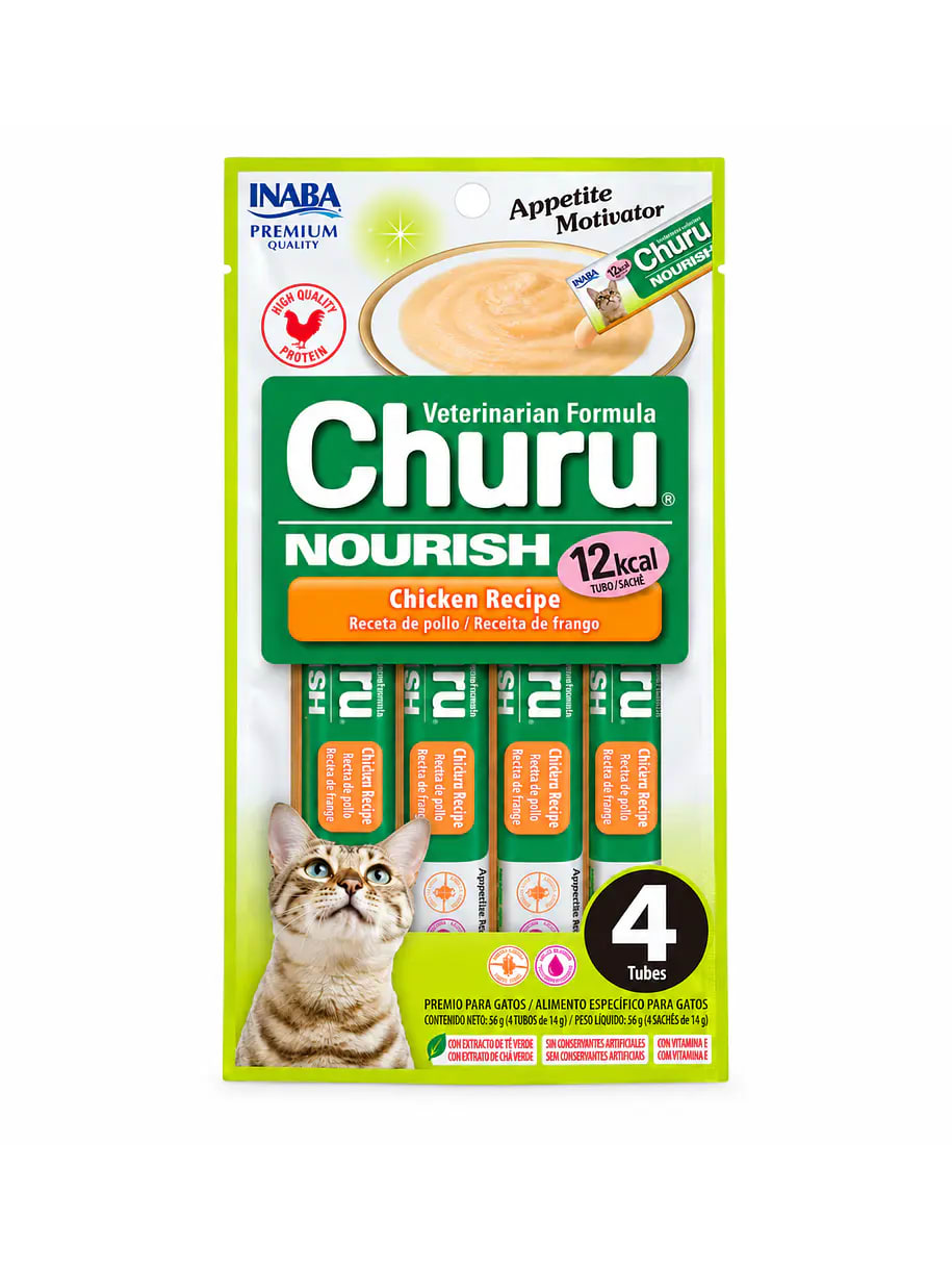CHURU NOURISH POLLO 4 UN 56 GRS1