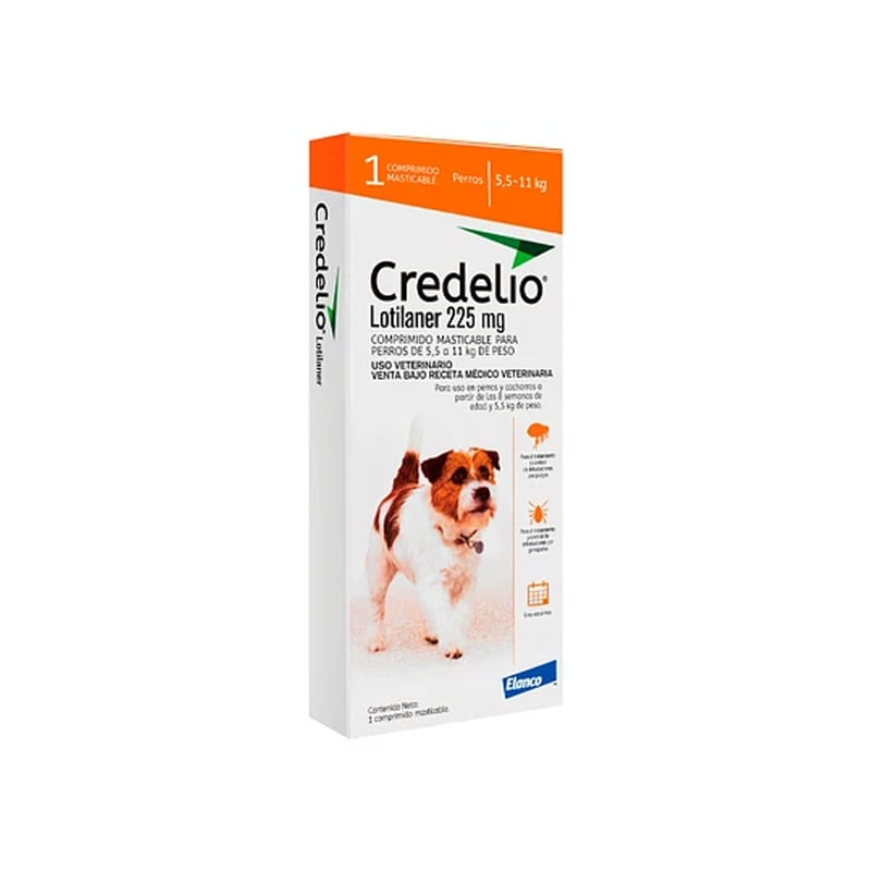 CREDELIO 5.5-11 KG 1 COMPRIMIDO1