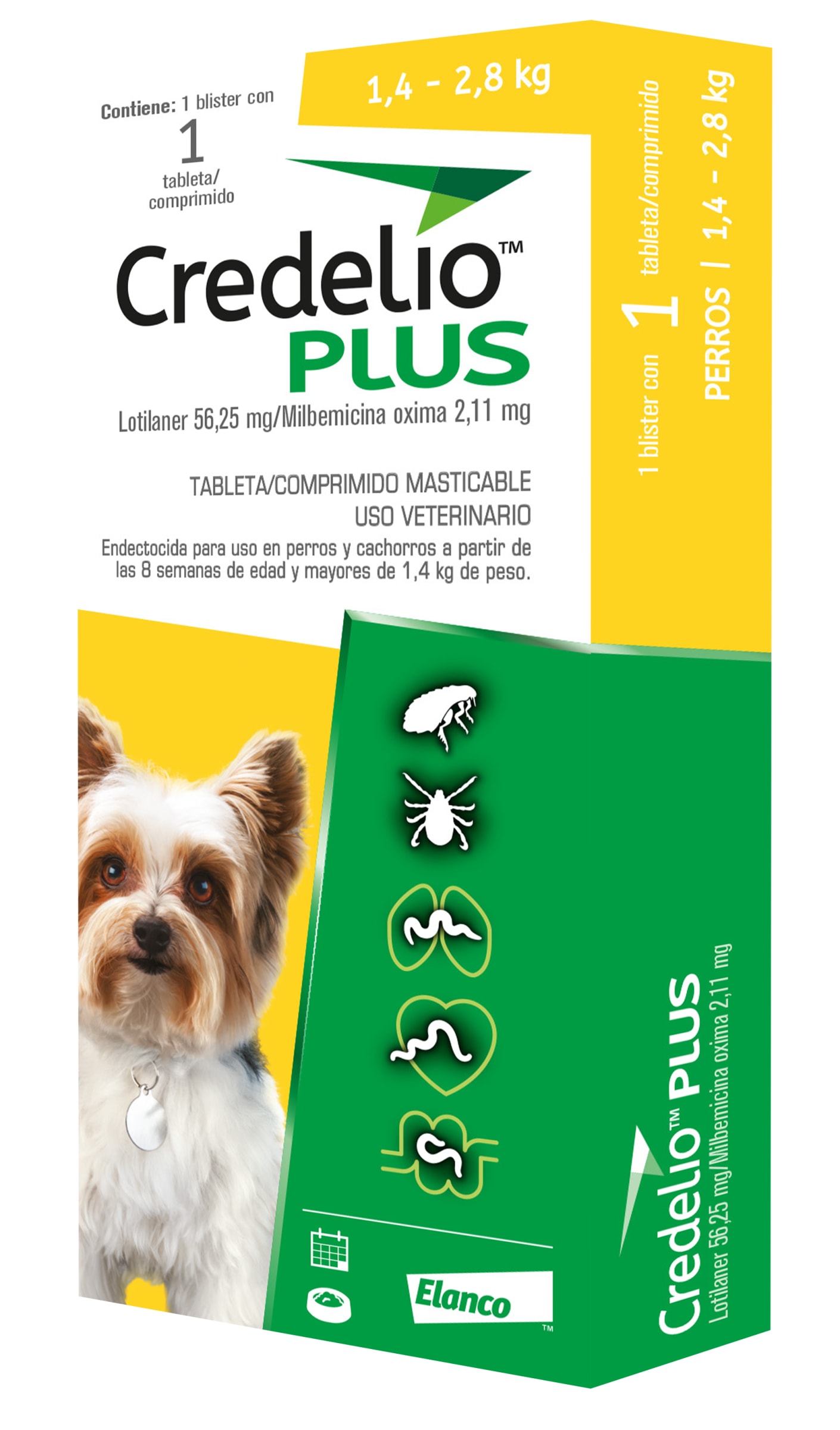 CREDELIO PLUS 1.4-2.8 KG 1 COMPRIMIDO1
