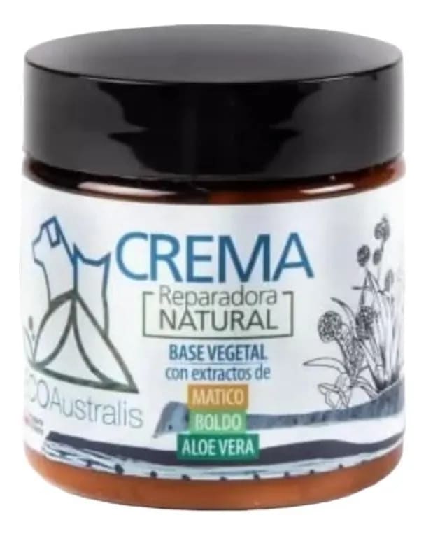 CREMA ECOAUSTRALIS REPARADORA CICATRIZANTE MATICO, BOLDO, ALOE1