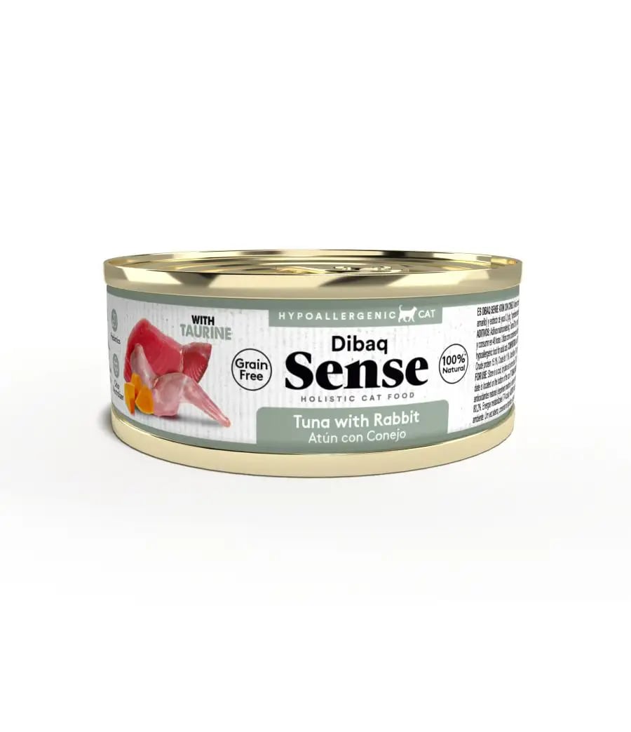 DIBAQ SENSE LATA ATUN CON CONEJO PARA GATOS1