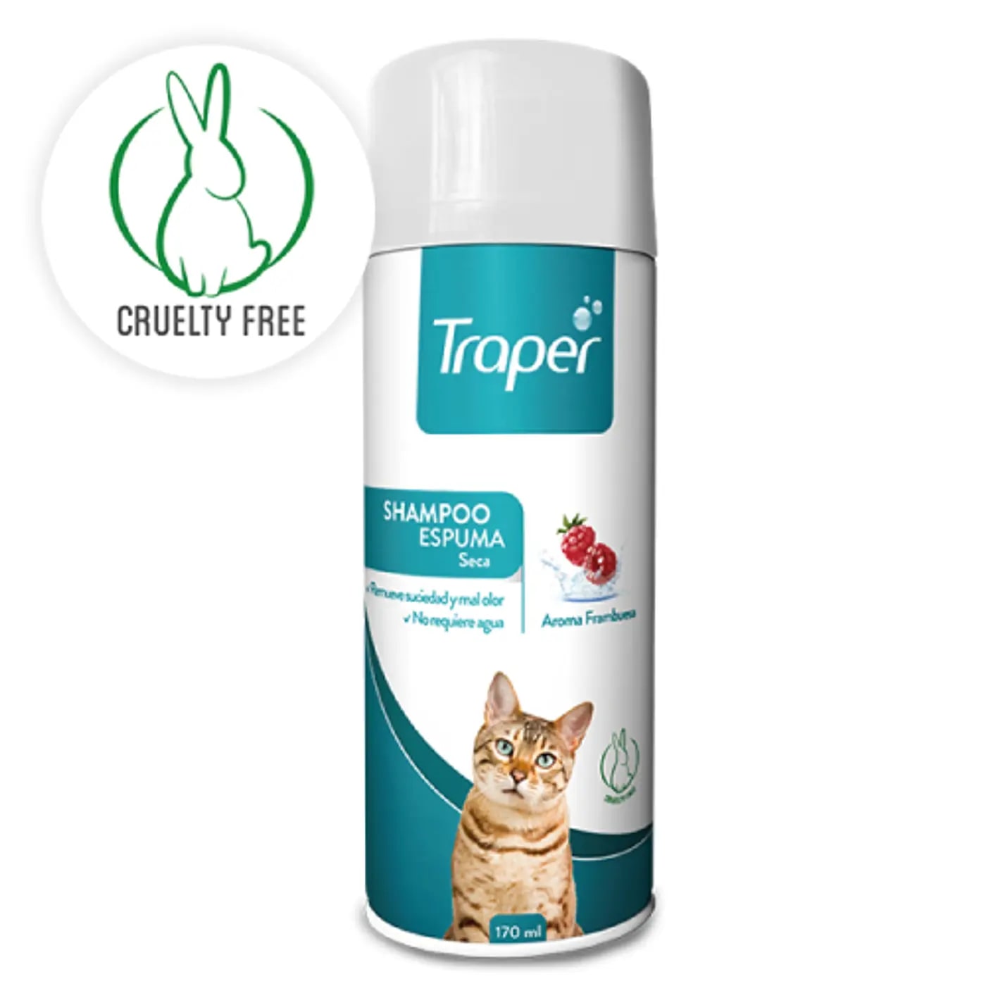 SHAMPOO ESPUMA SECA TRAPER PARA GATOS1