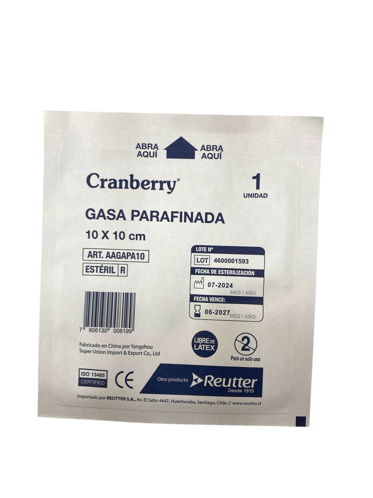 GASA PARAFINADA 10 CM1