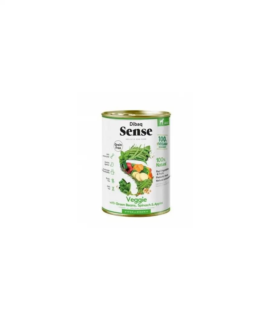 DIBAQ SENSE ADULT VEGGIE con guisantes, espinacas y manzanas LATA 380g1