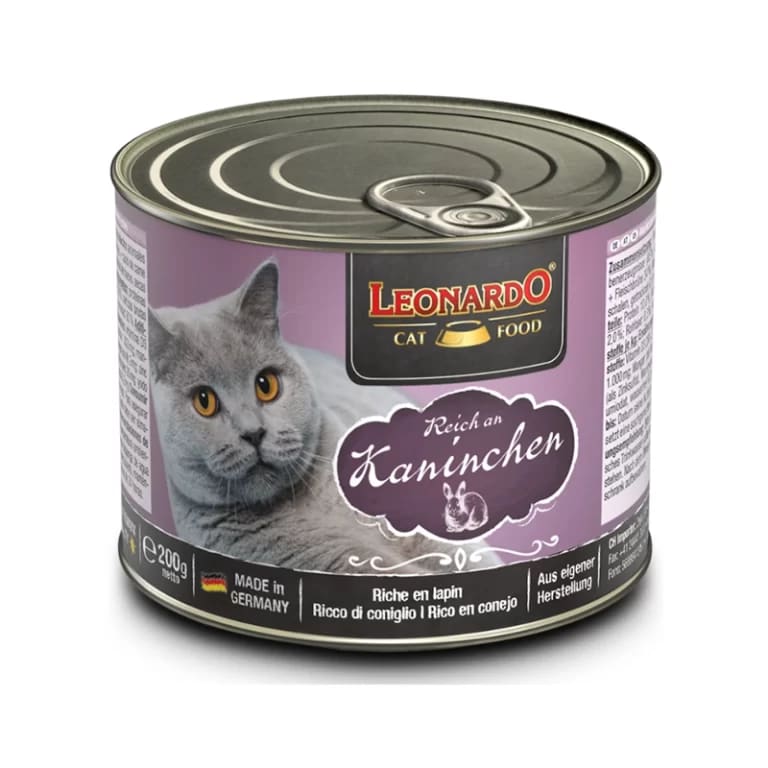 LEONARDO ALIMENTO HUMEDO CONEJO 200GR1