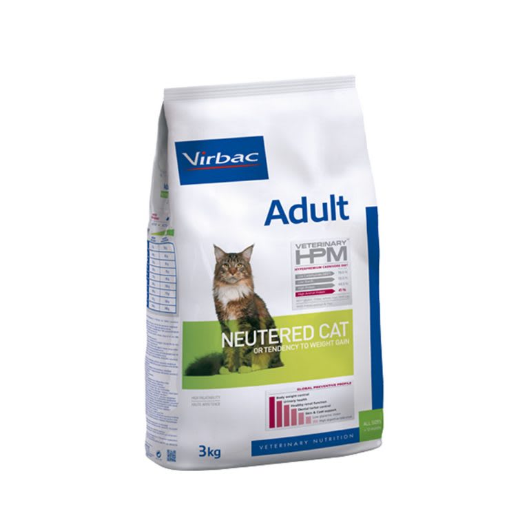 VIRBAC HPM ADULT NEUTERED CAT 3 KG1